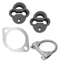 Exhaust Fitting Kit with Rubber Hangers Clamp and Gasket for Ford Falcon