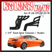 Holden VE VF Commodore 6L & 6.2L Gen IV LSA GTS LS2 LS3 V8 1 3/4" Tuned Ignite Extractors / Headers