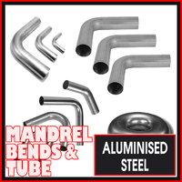 1 1/4" Aluminised Steel Mandrel Bends and Exhaust Pipe