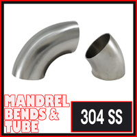 2" 304 Stainless Steel Mandrel Bends