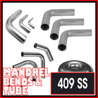 2 1/2" 409 Stainless Steel Mandrel Bends and Exhaust Pipe