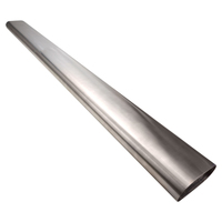 3" Oval Exhaust Tube 1m 304 Stainless Steel