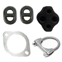 Exhaust Fitting Kit with Rubber Hangers for Holden VN VP VR VS VQ Commodore