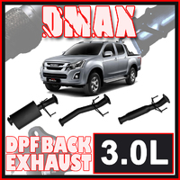 Isuzu D-Max Exhaust 3L DPF Model 3" DPF Back Systems