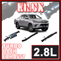 Toyota Hilux Exhaust 2.8L Turbo  Back Offroad 4x4 Systems