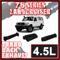 Toyota Landcruiser Exhaust 78 Series Troop Carrier 3" Turbo Back Systems