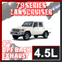 Toyota Landcruiser Exhaust 79 Series 4" DPF Back System